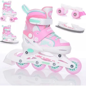 Kolečkové brusle brusle kolečkové dětské Tempish VERSO II triple girls