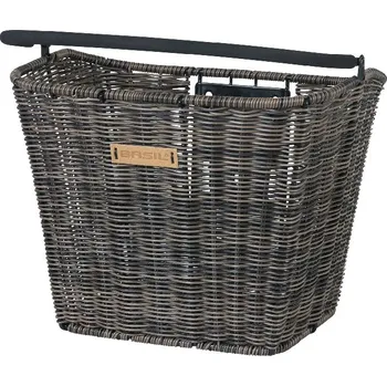 košík na kolo koš BASIL BREMEN Rattan look BE/KF hnědý