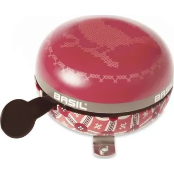 Zvonek na kolo zvonek BASIL BIG BELL BOHEME červený