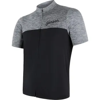 cyklistický dres dres krátký pánský SENSOR MOTION šedo/černý