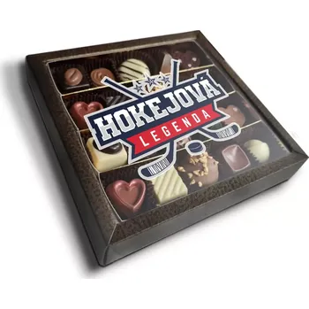 Bonboniéra Sablio Pralinky Hokejová legenda - 20 ks pralinek