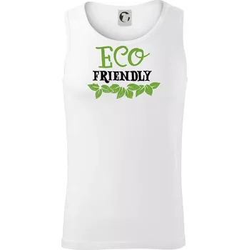 Eco friendly - lístečky - Tílko pánské Core - XL ( Bílá )