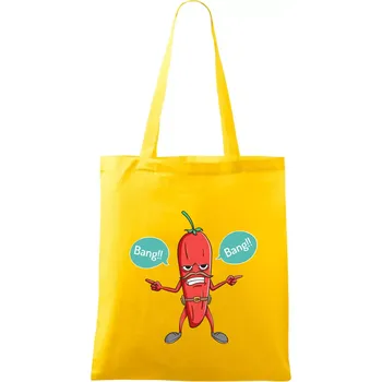 Chilli bang bang - Taška bavlněná - 42 x 38 cm ( Žlutá )