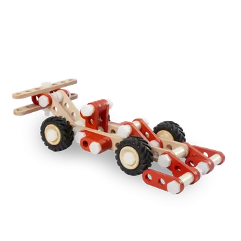 Dřevěná hračka Dřevěná šroubovací stavebnice - Formule