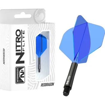 Příslušenství pro šipky Letky Red Dragon Nitro Flite Black & Blue #2 Intermediate
