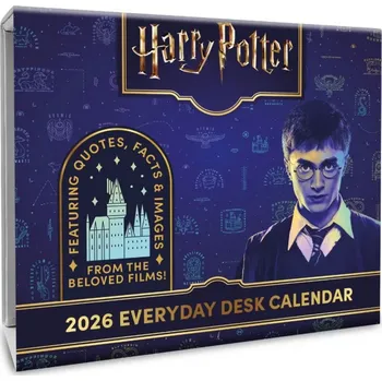 Kalendář Oficiální trhací stolní kalendář 2026: Harry Potter (15 x 13 x 4 cm)