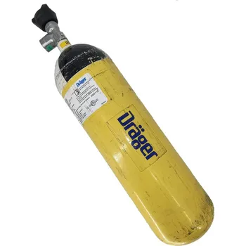 Láhev Tlaková ocelová láhev Dräger 6 l/300 Bar použitá