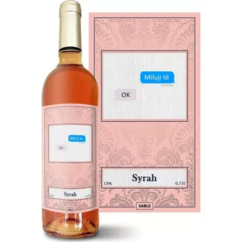Víno Sablio Růžové víno Miluji tě, OK: 0,75 l