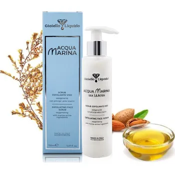 Pleťový peeling Gioiello Liquido® Exfoliační peeling extra jemný na obličej "ACQUA MARINA" 150 ml Okysličení pleti, buněčná obnova.