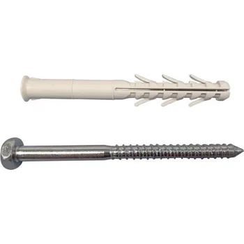 Hmoždinka Hmoždinka rámová s vrutem šestihran RMS, 8 x 140 mm, ENPRO, 25 ks