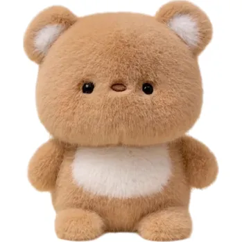 plyšák Plyšový hnědý medvídek 16 cm Měkká plyšová hračka s výplní z PP bavlny Roztomilý plyšák Dárek pro děti Dekorace Pokojový mazlíček