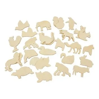 Dřevěné výseky 30 ks cca 8cm