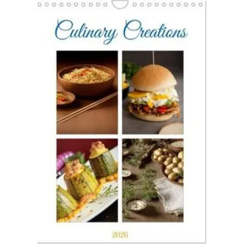 Diář Culinary Creations (Wall Calendar 2026 DIN A4 portrait), CALVENDO 12 Month Wall Calendar: Culinary preparations generated by AI. DE – Calvendo,Jérôme Aupeix (EN)