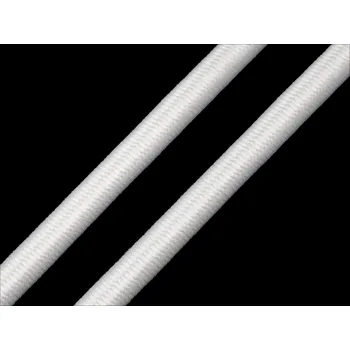 Galanterie Kulatá pruženka pevná Ø5 mm, barva bílá