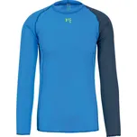 KARPOS Cyklistické triko s dlouhým rukávem - DINAMICO OCTA - modrá