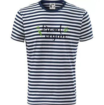 Pánské tričko Proud vegan - Triko na vodu - S ( Prouhovaná )