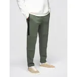 Pánské tepláky OMBRE OM-PASK-0281 DARK OLIVE GREEN M