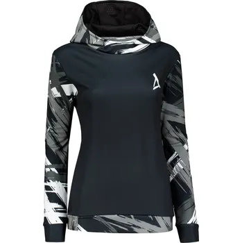 Dámská mikina Dámská funkční mikina premium ALTISPORT VOJ/ALW039MI01 ČERNÁ/BÍLÁ XL
