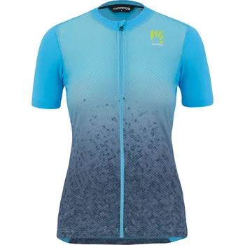 cyklistický dres KARPOS Cyklistický dres s krátkým rukávem - VERVE EVO W - modrá M