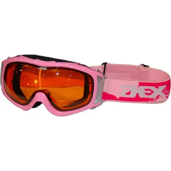 brýle lyžařské/snowboardové DEX Pink - oranžová skla