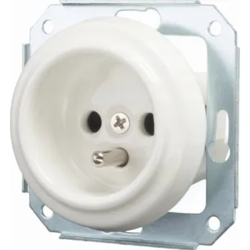 Elektrická zásuvka Elektrická Zásuvka nástěnná Ledigo bílá