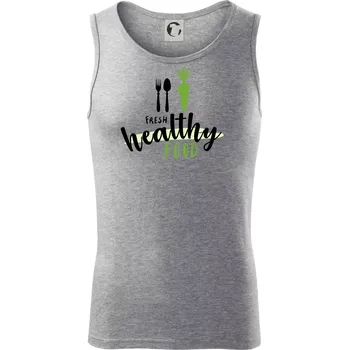 Fresh healthy food - Tílko pánské Core - 2XL ( Tmavě šedý melír )