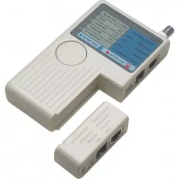 Tester kabelu Intellinet Cable Tester, 4-in-1, RJ11, RJ45, USB and BNC