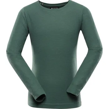 Chlapecké tričko triko dětské dlouhé ALPINE PRO BOGRO zelené