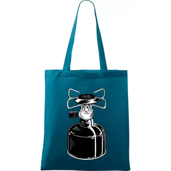 Kempingový vařič - Taška bavlněná - 42 x 38 cm ( Petrolejová )