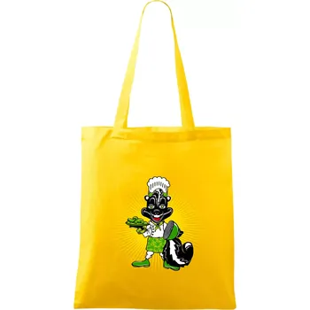 Skunk kuchař (Pecka design) - Taška bavlněná - 42 x 38 cm ( Žlutá )