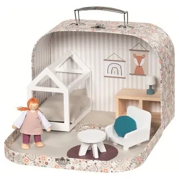 Panenka Apartament dla lalki w walizce Paryż nr 137 Goki