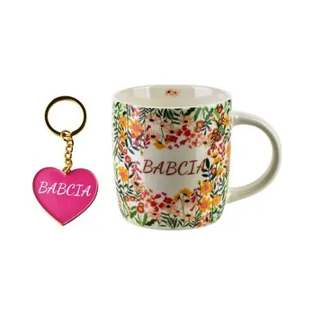 BABCIA Kubek z brelokiem 350ml 8,5x12x9cm (pl, Mondex Since 1986)