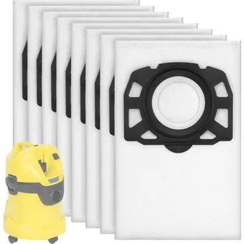 Hubice k vysavači Sáčky do vysavače 8 ks Kompatibilní s Kärcher WD2 Plus WD3 KWD1 KWD2 KWD3 MV3 SE4001 SE4002 Náhradní prachové sáčky pro mokro-suché vysavače