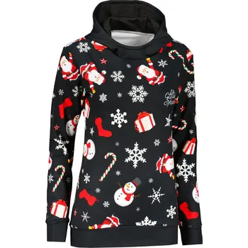 Dámská mikina Dámská mikina premium ALTISPORT VOJ/ALWVN1MI01 ČERNÁ XXL