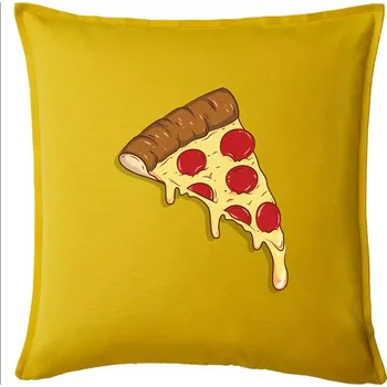 Polštář Pizza pro gurmány - Polštář 50x50 - 50x50 - Pouze potah ( Žlutá )