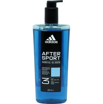 Koupelová kosmetika Adidas sprchový gel 3v1 After Sport 600 ml