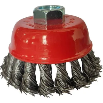 Drátěný kartáč Kartáč hrnkový, copy, 80 mm, M14, ENPRO