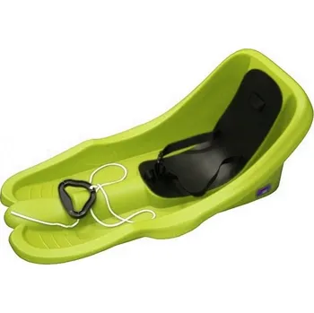 Sáně kluzák plastový Plastkon Bambi limetka