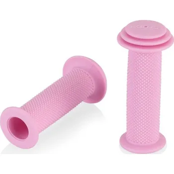 Komponent pro jízdní kolo Gripy dětské XLC 100mm růžové vroubky