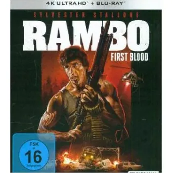 Blu-ray film Rambo - First Blood 4K, 1 UHD-Blu-ray – Ted Kotcheff,Sylvester Stallone,Richard Crenna (DE)