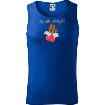 Čokoláda opravdová láska - Tílko pánské Core - XL ( Královská modrá )
