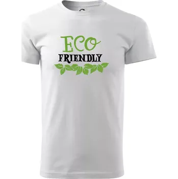 Eco friendly - lístečky - Triko extra velké (5-8XL) - 7XL ( Bílá )