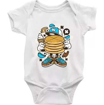 Kojenecký body Waflák - Body kojenecké s krátkým rukávem - Krátký r. do 3 měs ( Bílá )