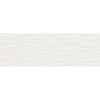 Obklad Obklad Peronda Versa white waves 33x100 cm 3D VERSAWHWD