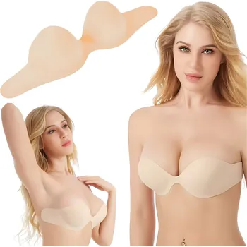 Podprsenka Podprsenka bez ramínek Bardotka Samodržící Push-Up s holými zády B