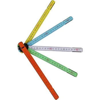 metr Metr skládací dřevěný PROFI, CE, barevný, 2 m ENPRO