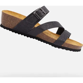 Dámské pantofle Dámské pantofle GEOX NEW STHELLAE G001027 ČERNÁ 38