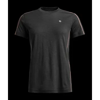 Dámské tričko Ortovox 185 Rock'N'Wool Dámské tričko s krátkým rukávem Size: XS, Color: Black Raven