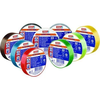 Lepicí páska Páska elektroizolační PVC 53988, IEC, 20 m x 19 mm, černá, TESA
