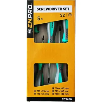 Ruční nářadí Šroubováky TORX, SET, 5 ks, ENPRO